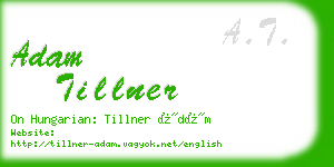 adam tillner business card